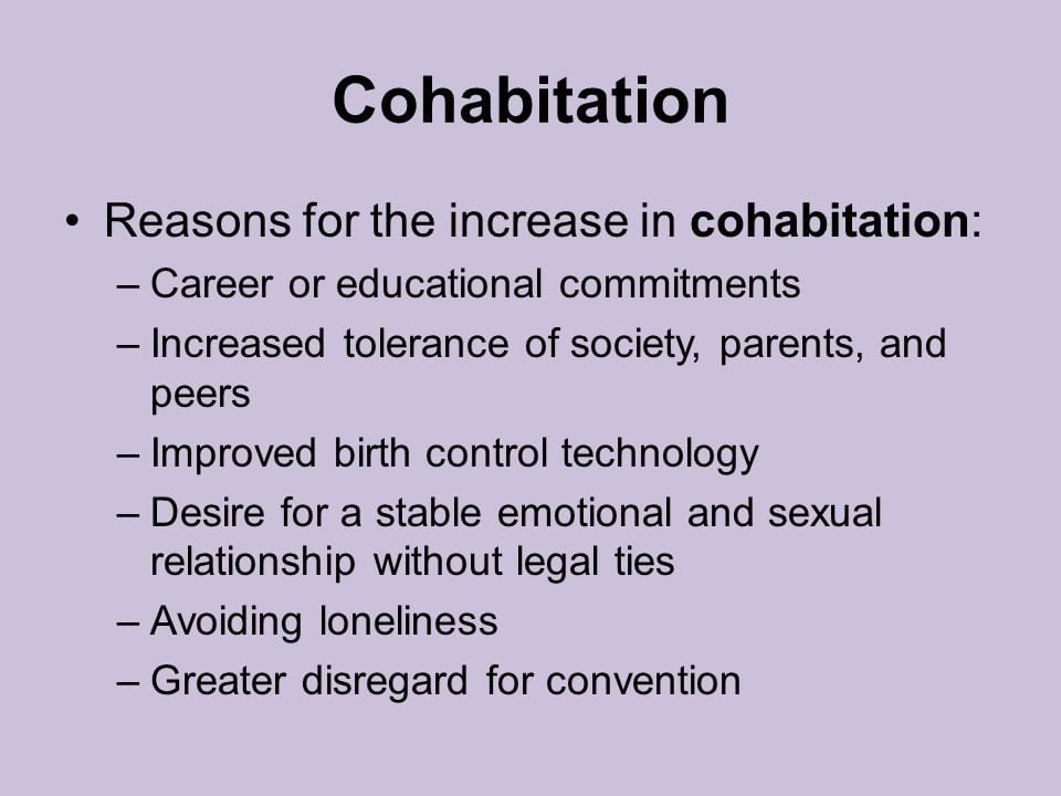 What is Cohabitation