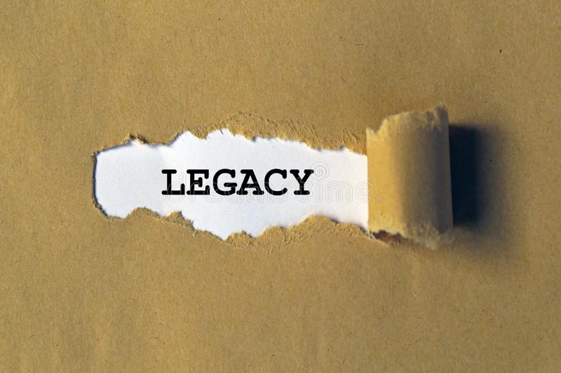 Legacy asset meaning