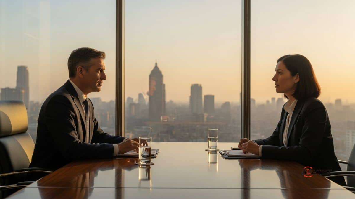Senior lawyer advising a client on strategic business expansion in Egypt.