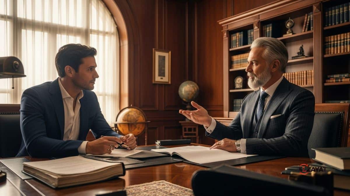 Top Criminal Lawyers in Cairo providing strategic counsel to a corporate executive.